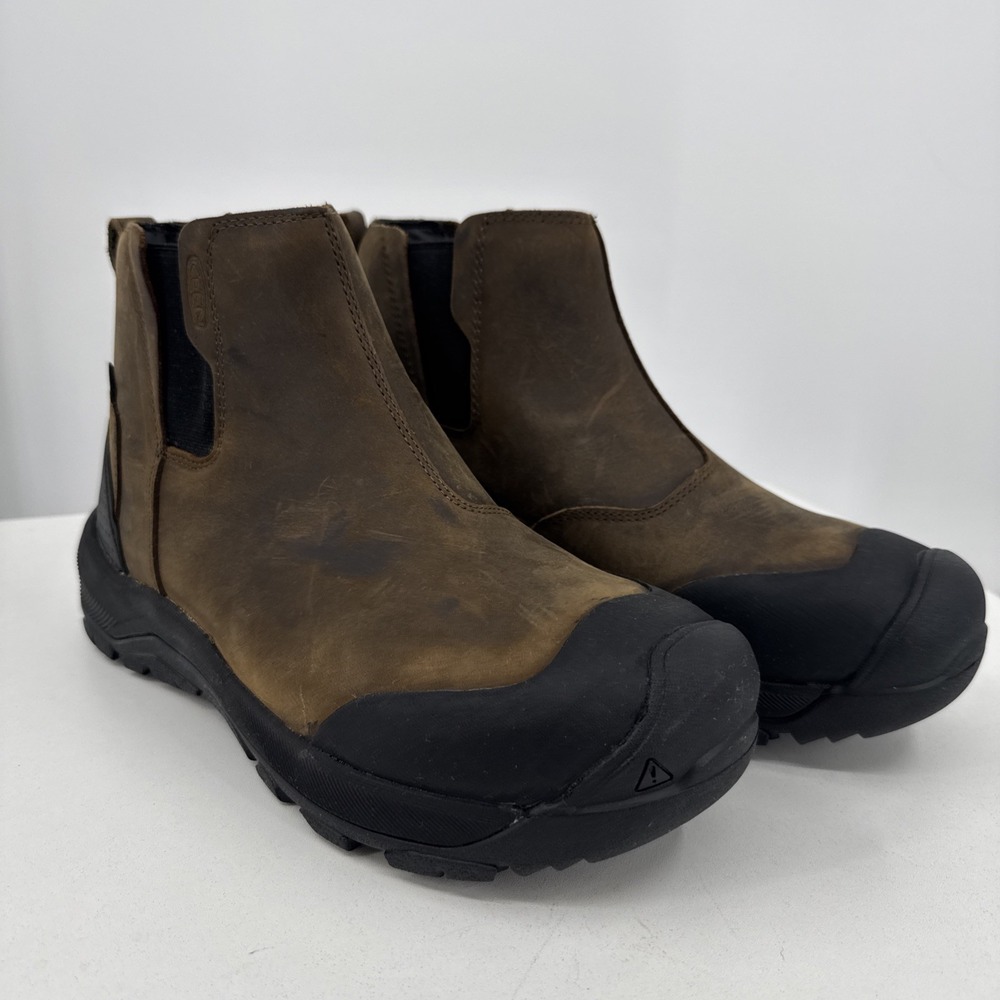 KEEN Revel IV Chelsea Boots size 10 Men's in Canteen/Black Waterproof KEEN.Warm